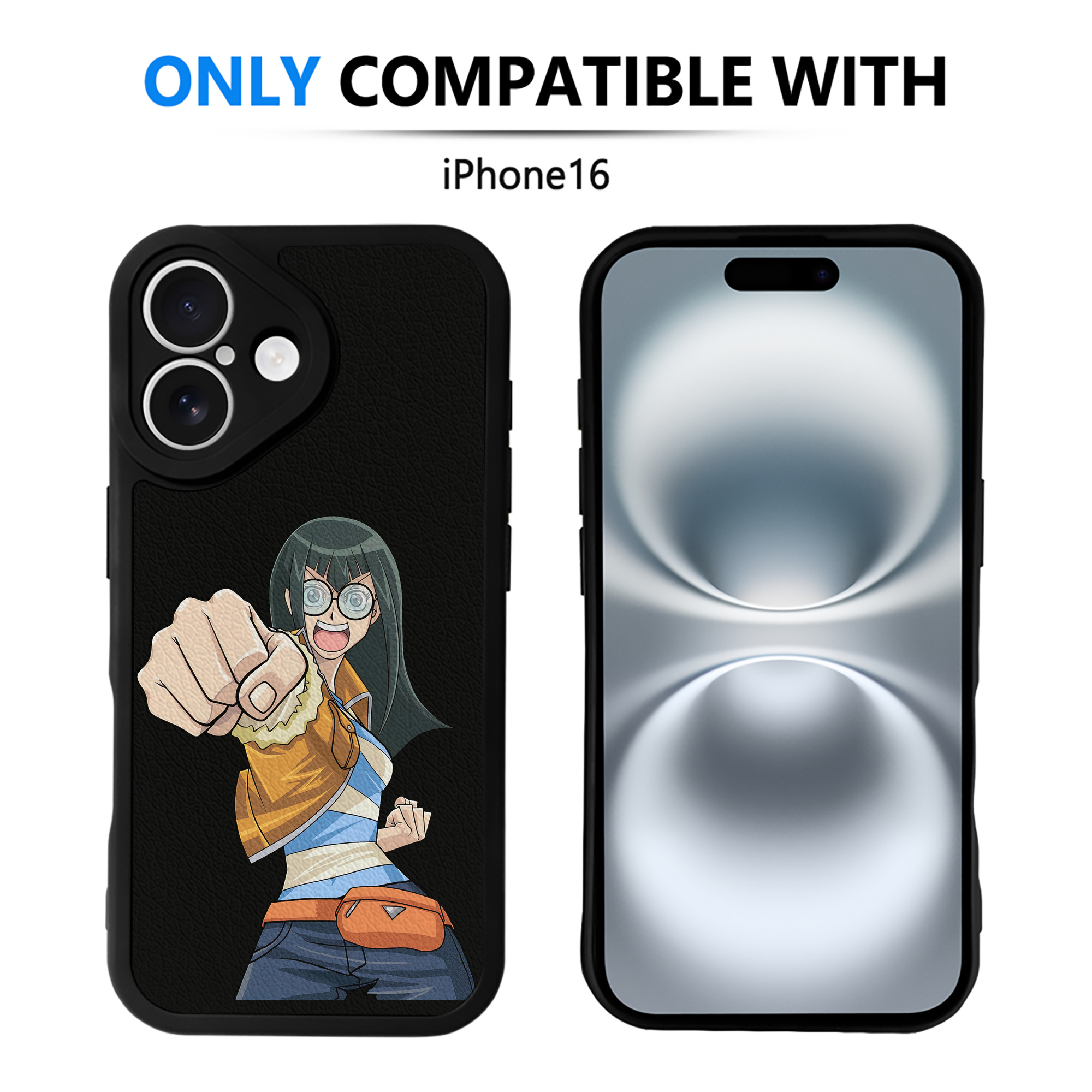 遊☆戯☆王 Yu-Gi-Oh! 【iPhone 16シリーズ対応】シリコンスマホケース（レザー調） 材質：シリコン